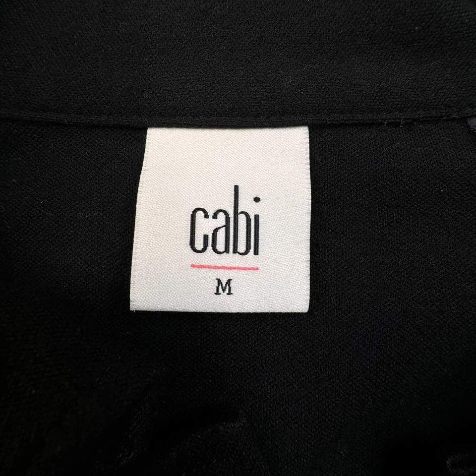 Chaqueta Ponte Cabi Ava Botón a Presión Negra Mujer Mediana Foto 3 de 4