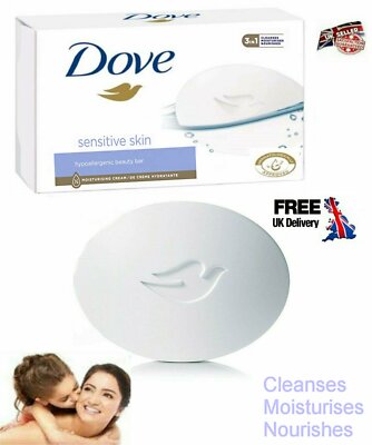 Neu Beauty Creme Bar empfindliche Haut Seife von Dove Mouisturing Hydratante reinigt