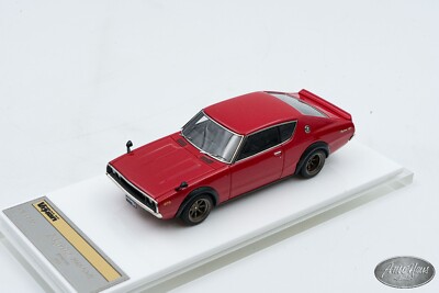 1/43 Make Up Vision 1973 Nissan Skyline 2000 GT-R RED 🤝ALSO