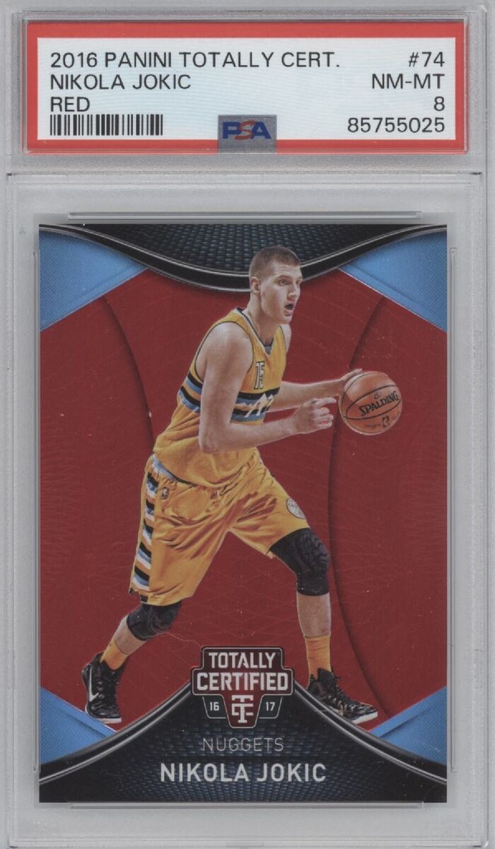 NIKOLA JOKIC 2016 Totally Certified RED #74 PSA 8 /199 | eBay NIKOLA JOKIC 2016 Totally Certified RED #74 PSA 8 /199 | eBay