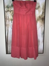 j crew formal Party  dress Coral pink Womens size 0 ~ beautiful