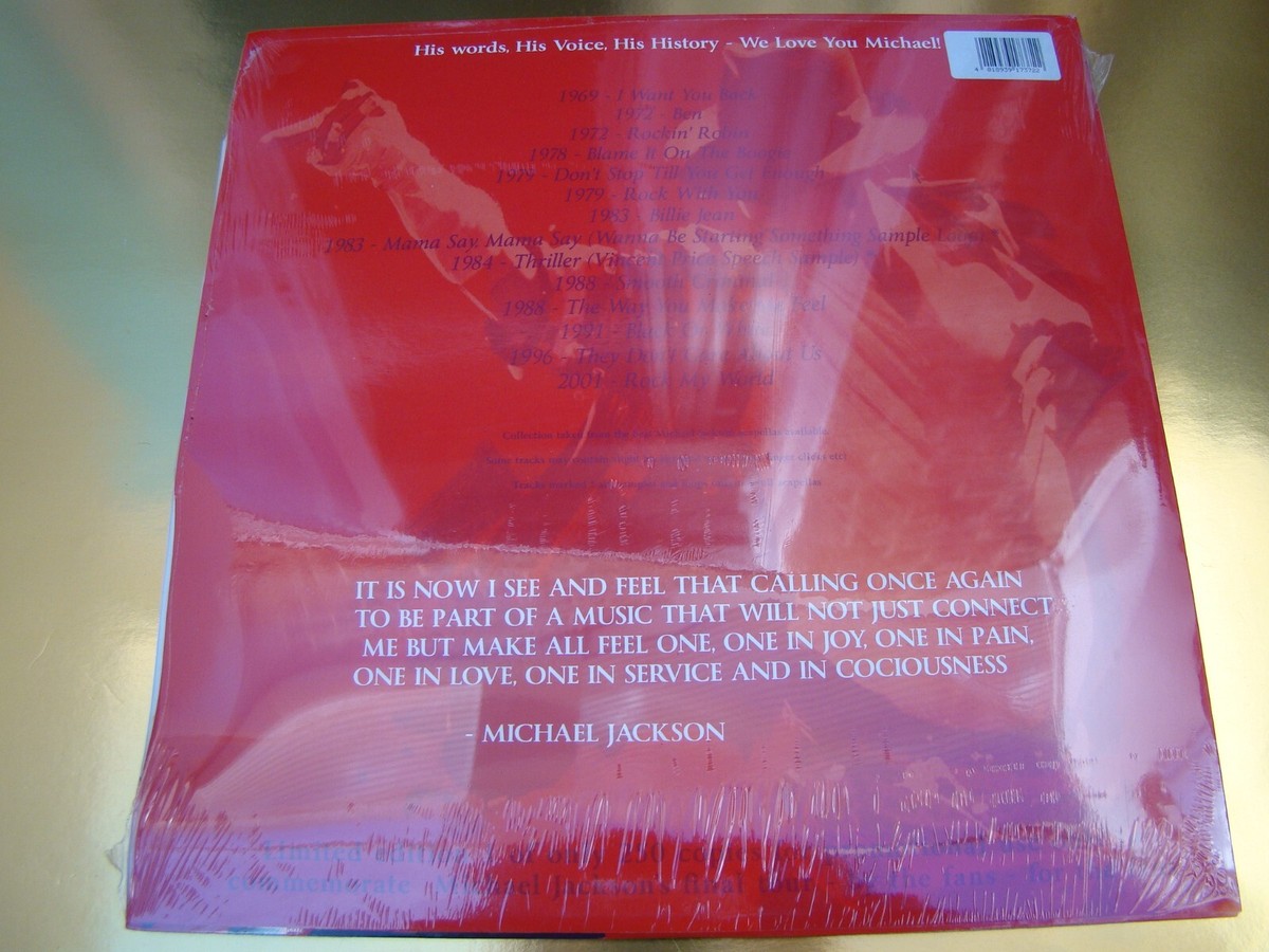 アカペラ集 Michael Jackson The Acapella Album Michael Jackson The Acapella Album LP Sealed Vinyl Album rare See