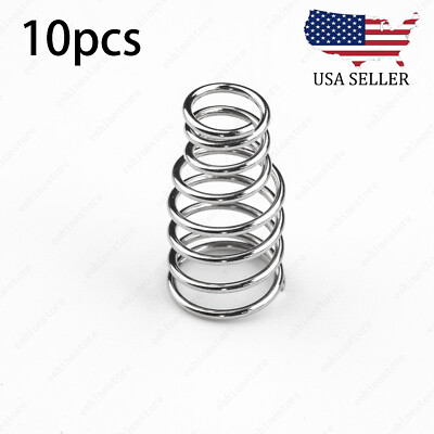 10 Pcs 12x4.5-6.5 Single Coil Pickup Mounting Springs For Fender SQ Strat Tele