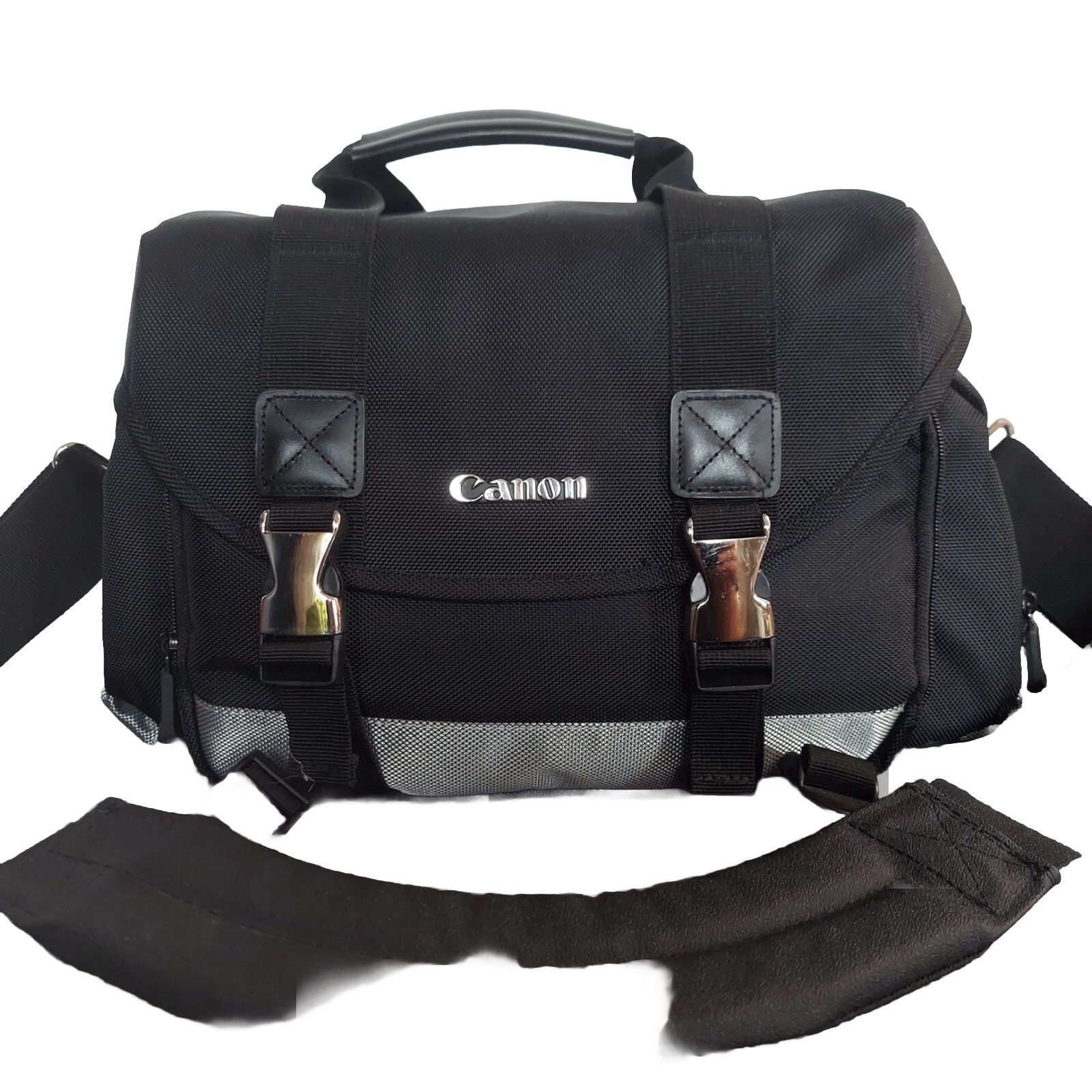 Canon 200DG Digital SLR Large Camera & Lens Case Gadget Bag Black Shoulder Strap eBay