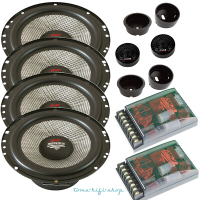 Audio System 600 Watt 4x 16,5cm Lautsprecher 2-Wege Auto Set PKW X 165-4 EVO2