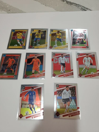 2021 Donruss Soccer Gabriel Martinelli Rated Rookie Optic Neymar Lot (10)