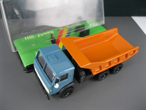 KAMAZ 5511 Volquete COCHES SOVIÉTICOS MODELO A ESCALA 1:43 RUSO DIECAST CAJA METÁLICA URSS - Imagen 6 de 20