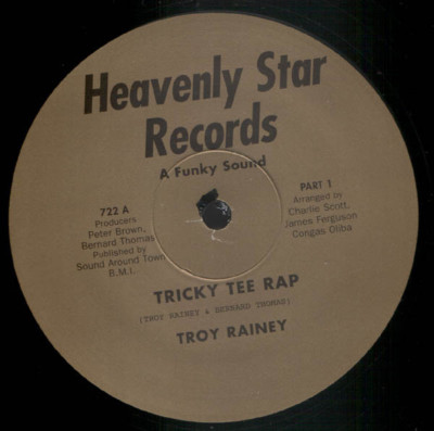 TROY RAINEY Tricky Tee Rap 12'' Vinyl Heavenly Star Records Re-issue SEALED!