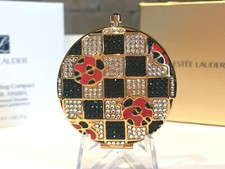 ESTEE LAUDER LUCKY LADYBUG by MONICA RICH KOSANN PERFECTING POWDER COMPACT NIB