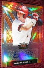 2020 LEAF VALIANT PORTRAIT AUTOGRAPH #PA-RH1 ROBERT HASSELL ORANGE 25/75 NM-MT+