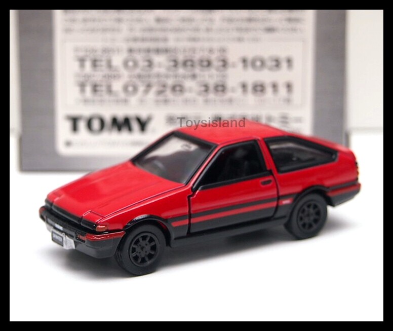 TOMICA LIMITED TL TOYOTA SPRINTER TRUENO LEVIN AE86 1/61 NEW RED A