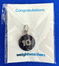 2018 Weight Watchers WW 10 LB Pound Round Silver Charm-SKU 1891146-Brand New