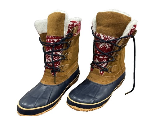 KHOMBU Thermolite Fleece Lined Waterproof Duck Boots Men display picture 1