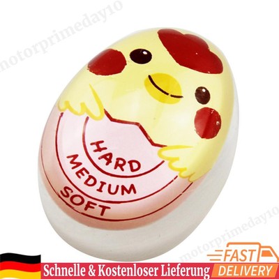 Color Changing Boiled Egg Timer Kitchen Cooking Yummy Alarm Tool (Pink)