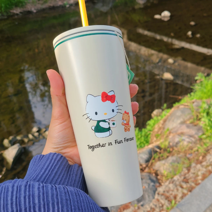 Hello Kitty x Starbucks 50th Anniversary Cold Cup Stainless Steel