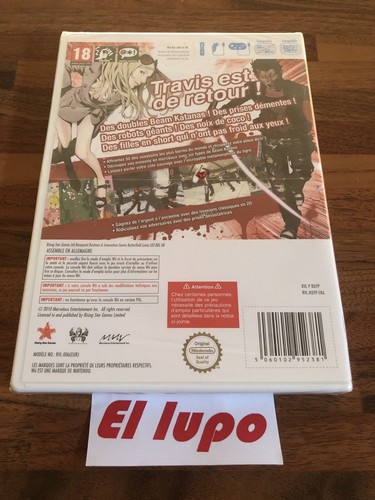 NO MORE HEROES 2 VERSION NON CENSUREE WII NINTENDO NEUF SOUS BLISTER VF - Picture 2 of 2
