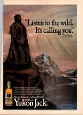 1984 • YUKON JACK print ad • 1980s canadian Liquor  ADV-46