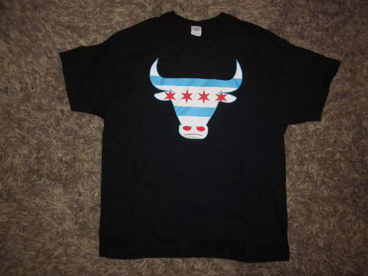 Bulls chicago flag shirt discount