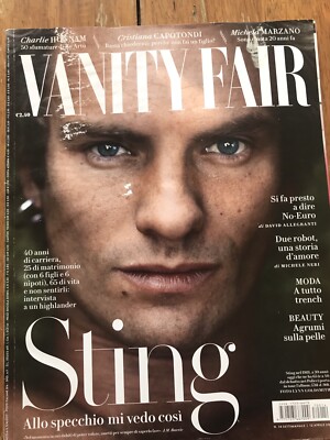 VANITY FAIR Italy Nr. 14 12. April 2017 Magazin Magazin Sting