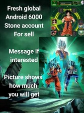 Dokkan Rank 1 Fresh 7k+ stones Android