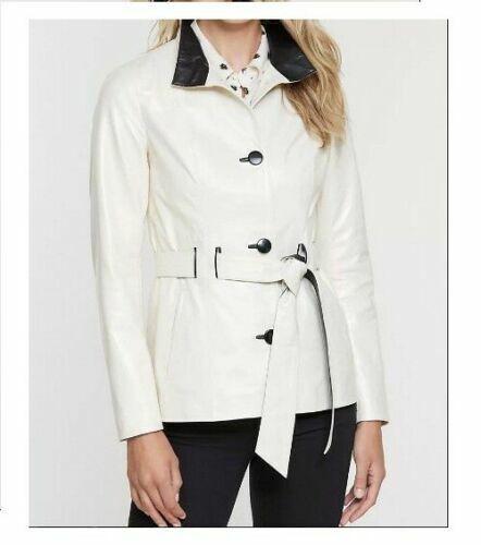 AKM 【C046】 washed satin trench coat