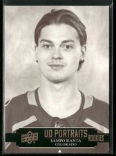 2021-22 Upper Deck #P-51 Sampo Ranta Colorado Avalanche UD Portraits Hockey Card