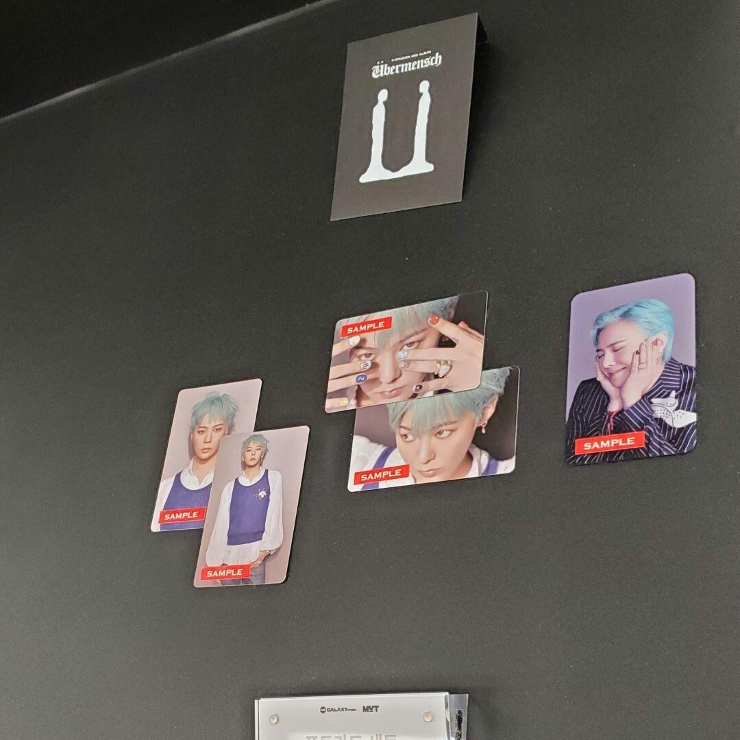 BIGBANG G-DRAGON PHOTOCARD & POSTCARD set G-DRAGON MEDIA