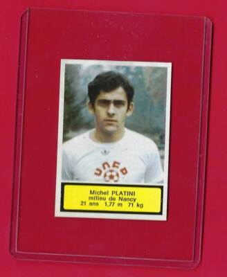 IMAGE PLATINI FOOT 75/76 ageducatifs no panini originale EUR 99,99 - FR IMAGE PLATINI FOOT 75/76 ageducatifs no panini originale EUR 99,99 - FR