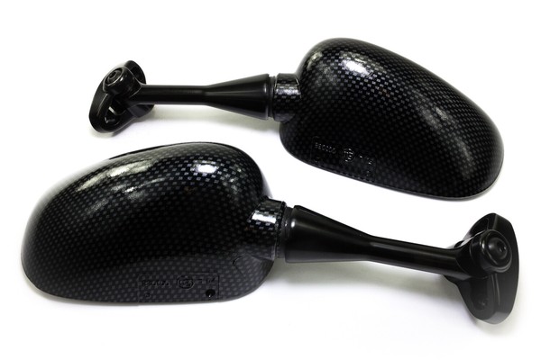 Spiegel Paar Carbon Look E-GeprüFt FüR Honda CB 600 Hornet CBR 900 RR VTR 1000-image