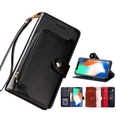 Card Pocket Genuine Leather Case For OPPO F1S F11 F17 F19