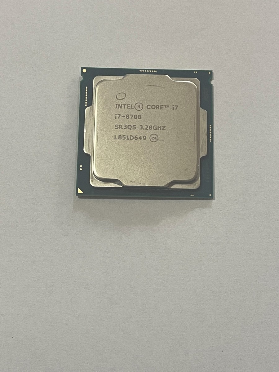 Intel Core i7-8700 3.2GHz 12MB Cache 6 Core Processor with LGA1151