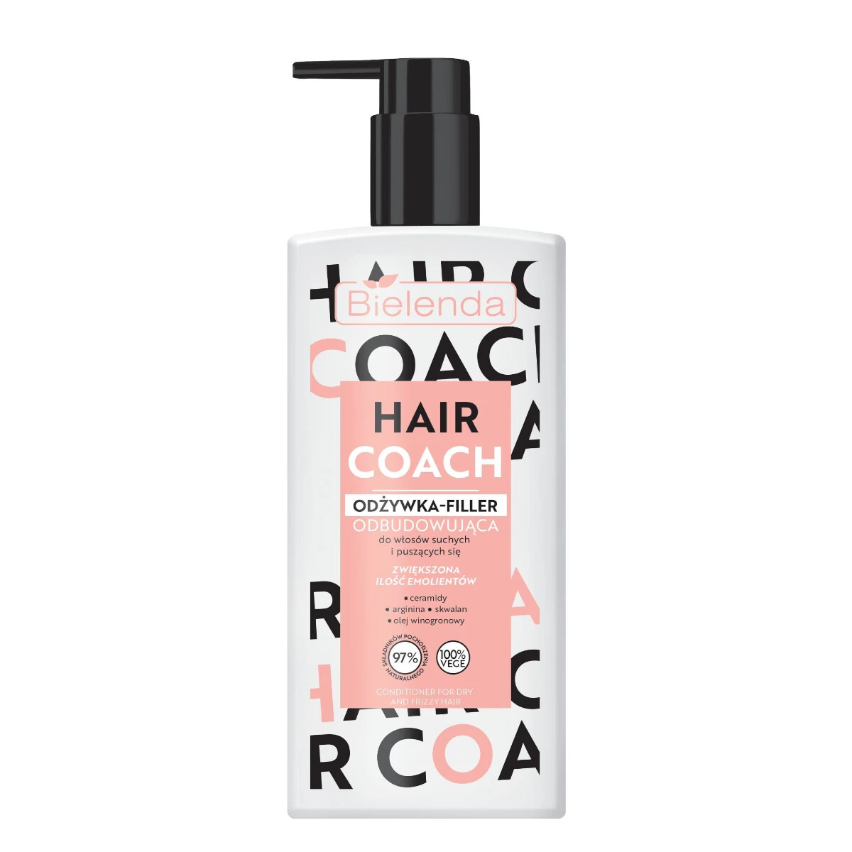 Bielenda Hair Coach Rebuilding Conditioner Filler for Dry/Brittle/Frizzy Hair