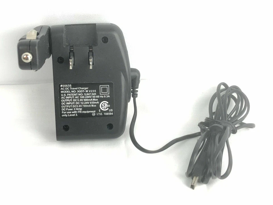 Cargador de pared para automóvil Sprint todo en uno para el hogar adaptador de CA salida de CC de viaje 3GDT-M 5V Foto 4 de 4