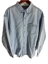 Align Collection Mens Denim Button DownLS Shirt - Sz XL