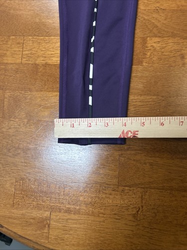 New Nike Tight Fit Leggings Girls Size Medium Purple Glow In The Dark NWT - Picture 11 of 16