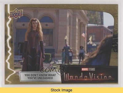 2022 Marvel Studios' WandaVision Gold Wanda Maximoff #87 READ 0qr0