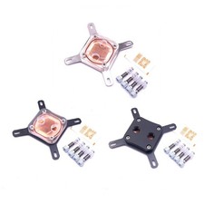 Steel Water Cooling Block Liquid Water Cooler Heat Sink CPU Cooling Components