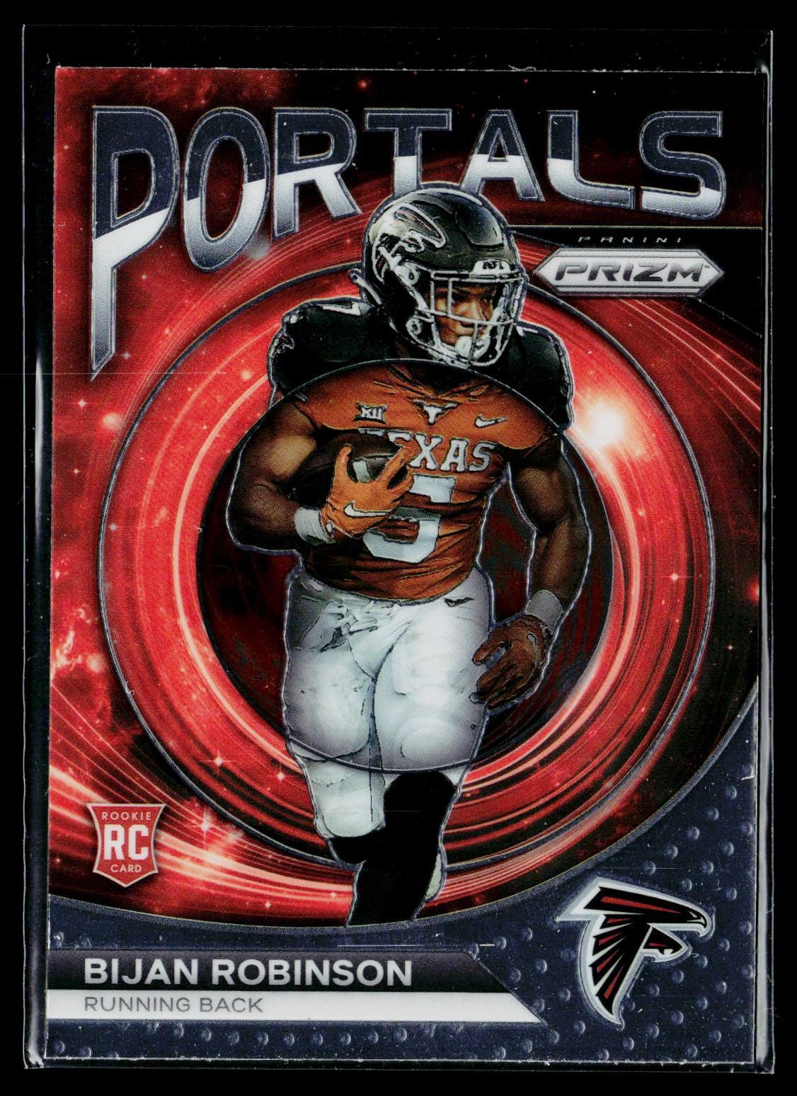 2023 Panini Prizm #PO-8 Bijan Robinson Portals
