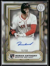 2026 Topps Tribute Roman Anthony League Inauguration Auto RC /50 #LIA-RA