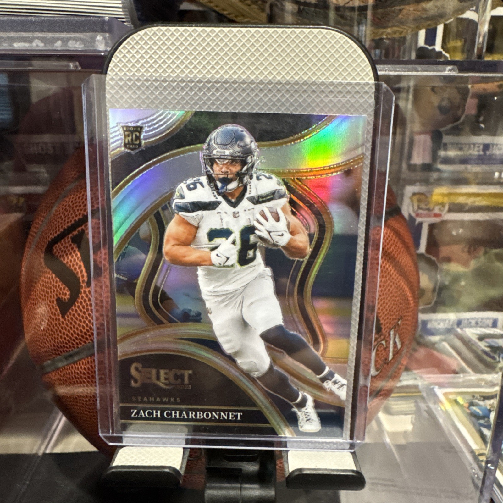 2023 Select Zach Charbonnet RC Rookie Club Level Silver Seahawks #202