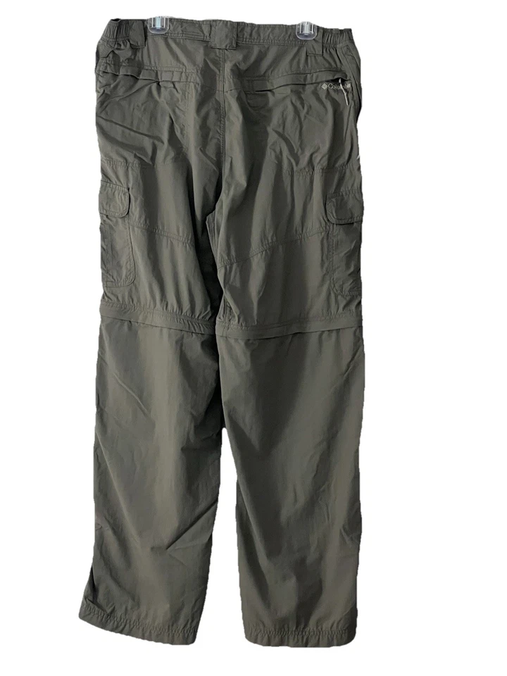 Columbia Titanium Women's Large Convertible Shorts/Pants Cargo Omni Dry Olive - Image 2 of 4