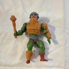 Vintage 1982 MOTU Man-At-Arms Action Figure Mattel Loose w  Mace Arm Chest Armor