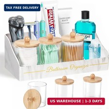 Toothbrush Holders, Toothbrush Holders for Bathroom with 6 Large Capacity Storag