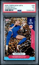 2025 TOPPS NOW UEFA WOMEN'S EURO #28 CHLOE KELLY PSA 5