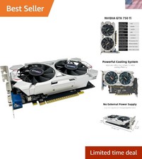 Upgrade Your PC with GeForce GTX 750 Ti 4GB - Dual Fans & Multi Monitor Support