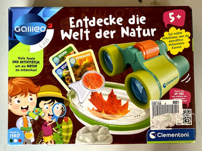 CLEMENTONI  Experimentierkasten Galileo, Entdecke die Welt der Natur