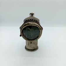 Antique French LUXOR Acetylene / Carbide Motorcycle Bike Lamp for Restoration.