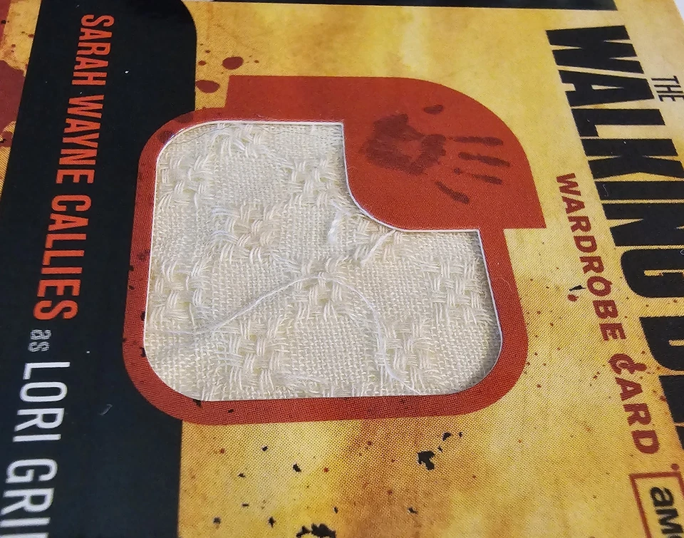 Walking Dead Wardrobe Relic M2 Sarah Wayne Callies Lori Grimes Season 1 AMC - Image 3 of 4