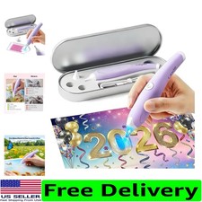 Patented Purple Diamond Art Pen with Ergonomic Comfort - Clutter-Free Crafting