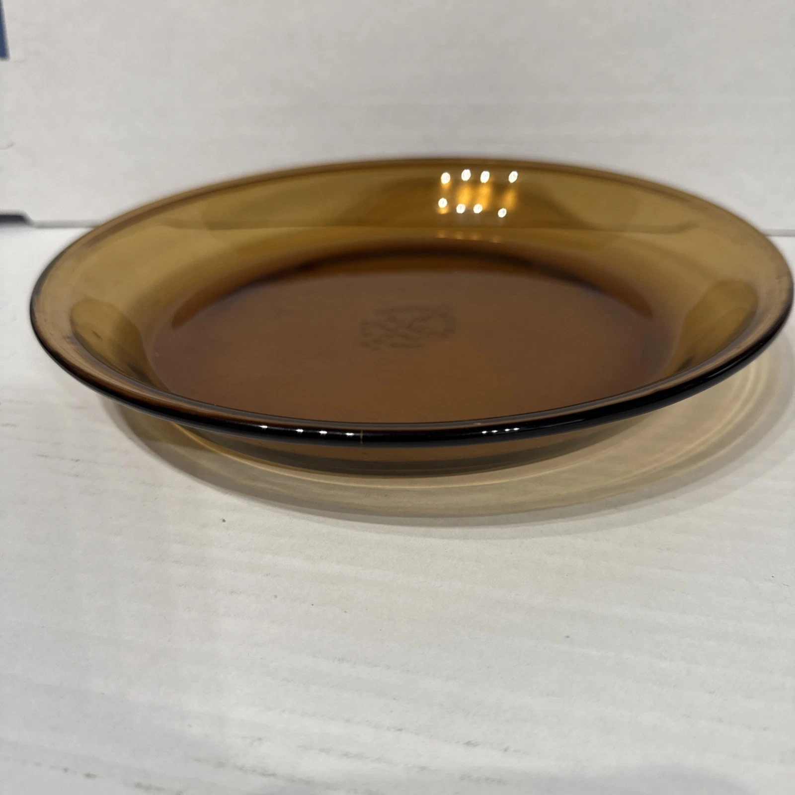 Anchor Hocking Fire King 9" Amber Glass PIE PLATE Pan Dish #460 Baking USA